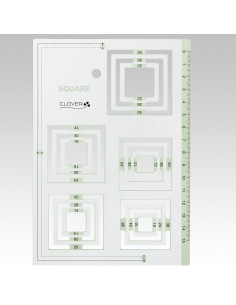 Plantilla de patchwork cuadrados Clover 2