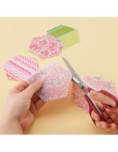 Plantilla de patchwork cuadrados Clover