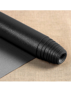 Cupón similar Karla Star 140 cm x 50 cm - Negro metalizado