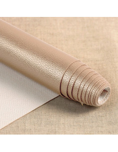 Cupón similar Karla Star 140 cm x 50 cm - Topo oscuro metalizado