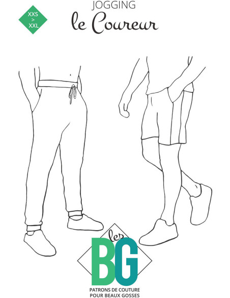 Patrón de jogging y short para hombre El Corredor - Los BG