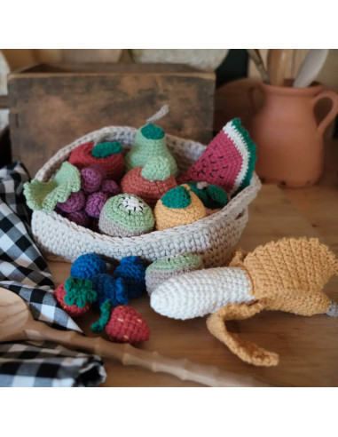 Kit de crochet - Cesta de frutas