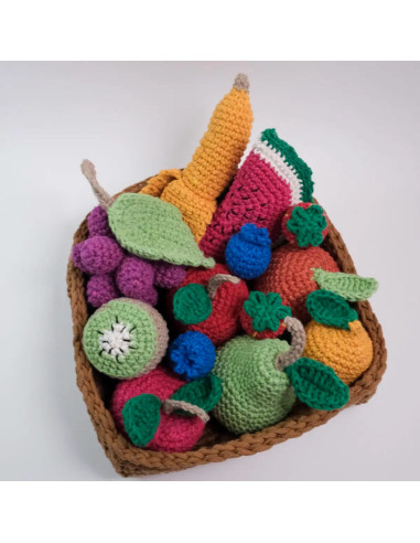 Kit de crochet - Cesta de frutas
