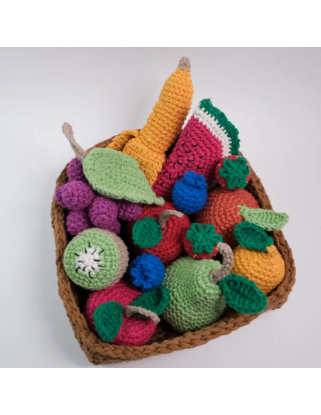 Kit de crochet - Cesta de frutas