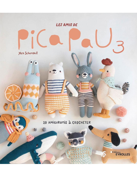 Libro Los amigos de Pica Pau volumen 3 - 20 amigurumis para tejer a crochet