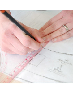 Rollo de papel de calco sueco para patrones de costura - 0,70 cm x 20 metros 2