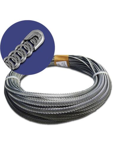 Ballena espiral de metal