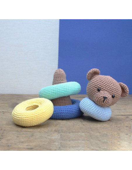 Kit de crochet - Juguete oso apilable
