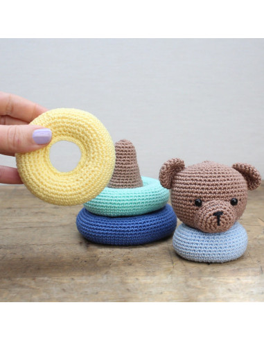Kit de crochet - Juguete oso apilable