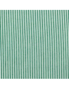 Tejido popelina de algodón - Rayas finas - Verde oscuro 2