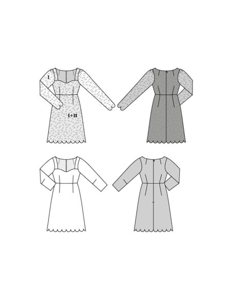 Patrón de vestido - Burda 5835