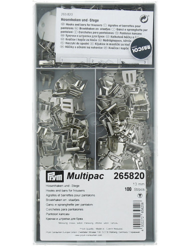 Multipack de 100 grapas y horquillas