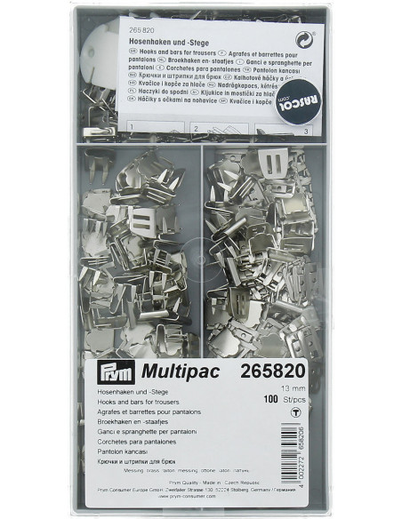 Multipack de 100 grapas y horquillas