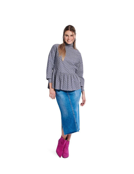 Patrón de blusa - Burda 5856