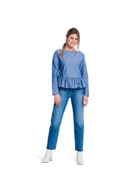Patrón de blusa - Burda 5856