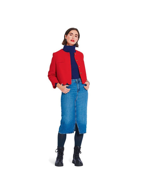 Patrón de chaqueta - Burda 5870