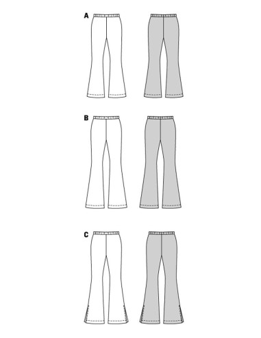 Patrón de pantalón - Burda 5874