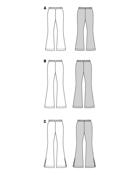 Patrón de pantalón - Burda 5874