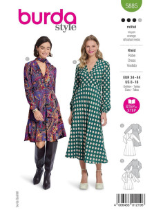 Patrón de vestido - Burda 5885