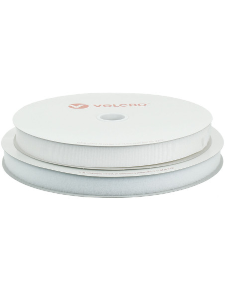 VELCRO® Brand adhesivo blanco de 25 mm de ancho rollo de 25 metros