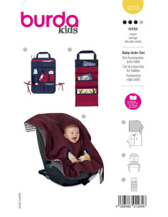 Patrón de accesorios para bebé - Burda 9233