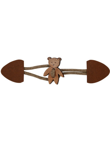Abrigo duffle coat Brandebourg Teddy