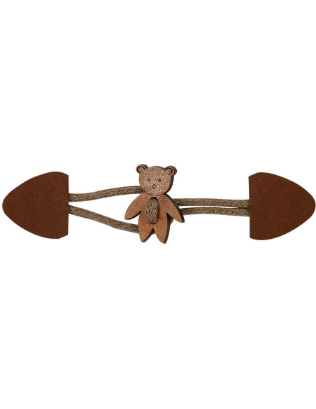 Abrigo duffle coat Brandebourg Teddy