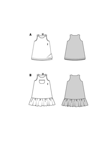 Patrón de vestido - Burda 9238