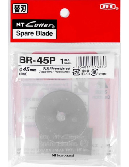 Hoja de repuesto para cortador NT Cutter 45 mm