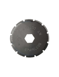 2 hojas de repuesto perforadas para cortador retráctil NT Cutter de 28 mm 2