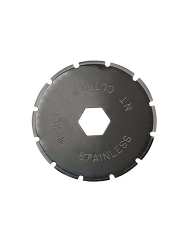2 hojas de repuesto perforadas para cortador retráctil NT Cutter de 28 mm