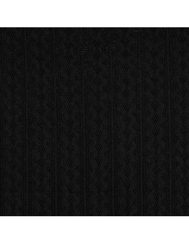 Tejido de punto jacquard - Negro