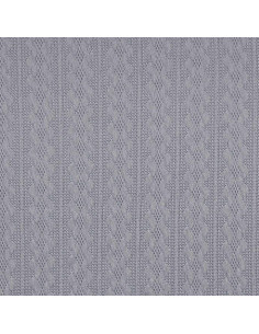 Tejido de punto jacquard - Gris azul 2