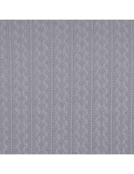 Tejido de punto jacquard - Gris azul