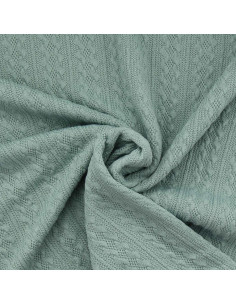 Tejido de punto jacquard - Verde grisáceo