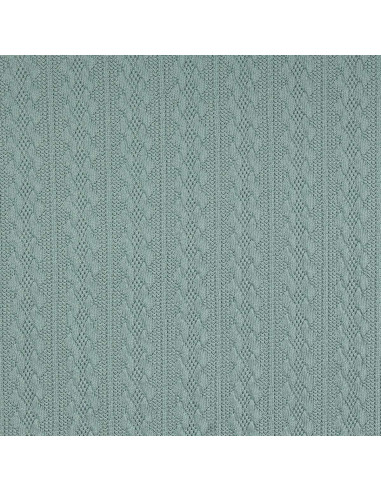 Tejido de punto jacquard - Verde grisáceo