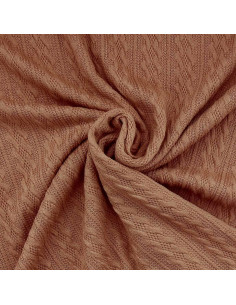 Tejido de punto jacquard - Beige oscuro