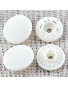 Botones de presión mágicos sin pinza 13 mm - Blanco 2