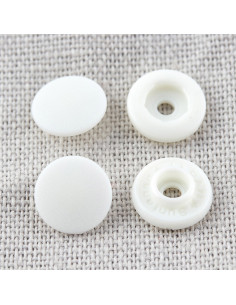 Botones de presión mágicos sin pinza de 9 mm - Blanco 2