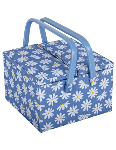 Caja de costura - Margaritas L