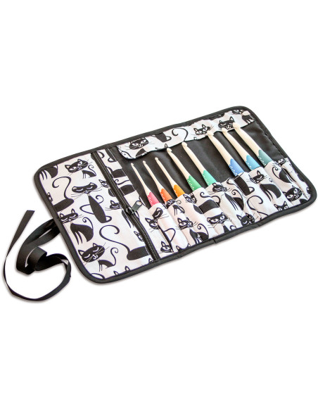 Kit para ganchos de crochet Cats