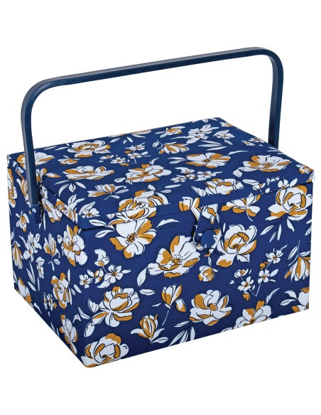 Caja de costura - Flores de otoño L