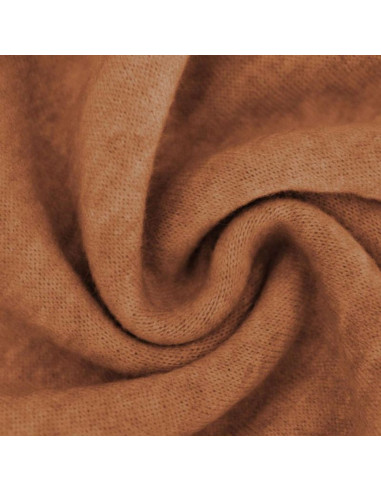 Tejido de punto angora - Marrón