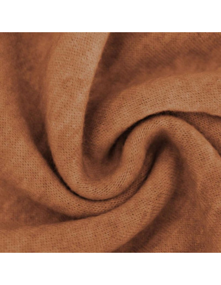 Tejido de punto angora - Marrón