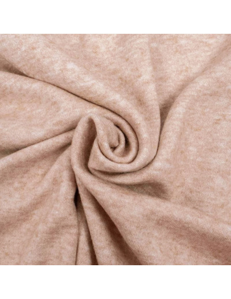 Tejido de punto angora - Rosa claro