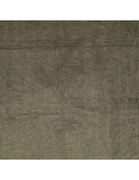 Tejido de terciopelo a rayas lurex - Verde oscuro