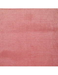 Tejido de terciopelo a rayas lurex - Rosa viejo 2