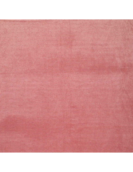 Tejido de terciopelo a rayas lurex - Rosa viejo