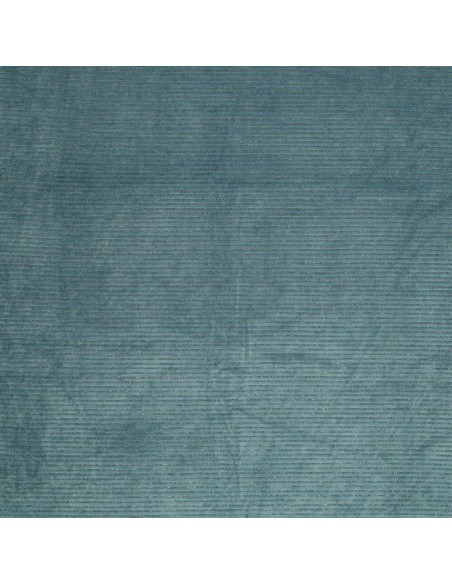 Tejido de terciopelo a rayas lurex - Gris azul