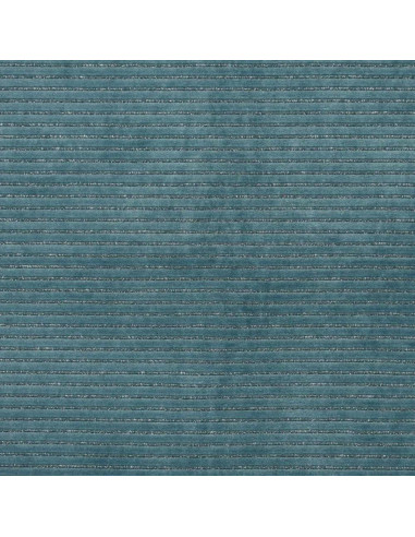 Tejido de terciopelo a rayas lurex - Gris azul